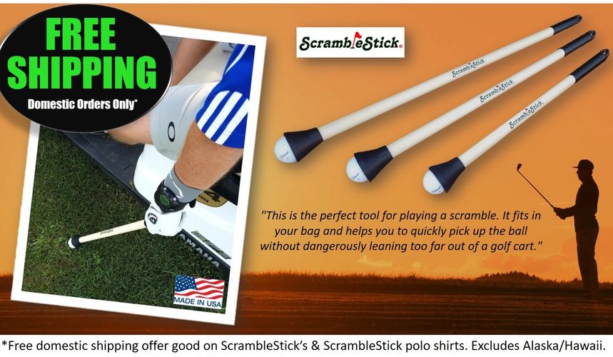 SCRAMBLESTICKGOLF Golf Ball Retriever SCRAMBLESTICKGOLF